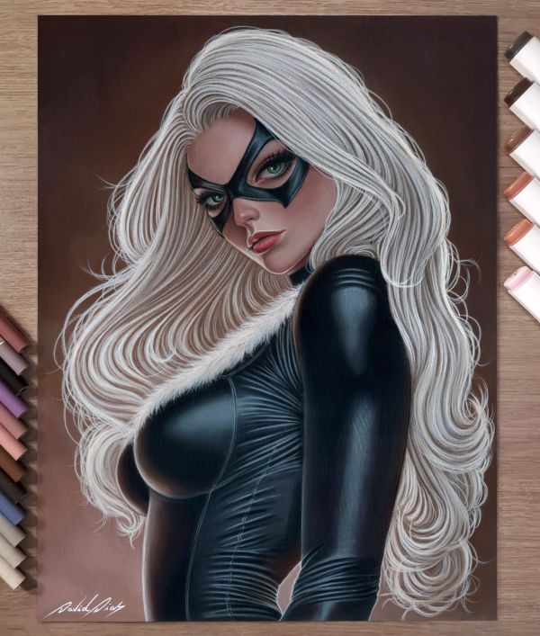 Image for Black Cat - Original Artwork by David Dias 