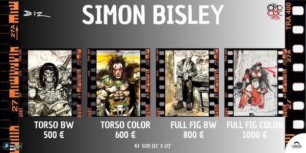 Image for First Spot On Simon Bisley's Commission List at Lake Como Comic Art Festival 2024