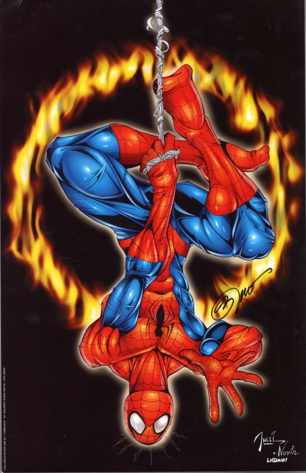 Image for SPIDER-MAN PRINT SIGNED BILLY TUCCI