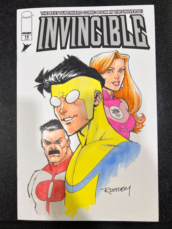 Image for Invincible sketch cover by Ryan Ottley for Maui fire aid