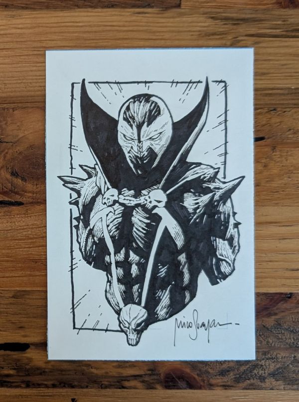 Image for Spawn torso pinup by Mico Suayan