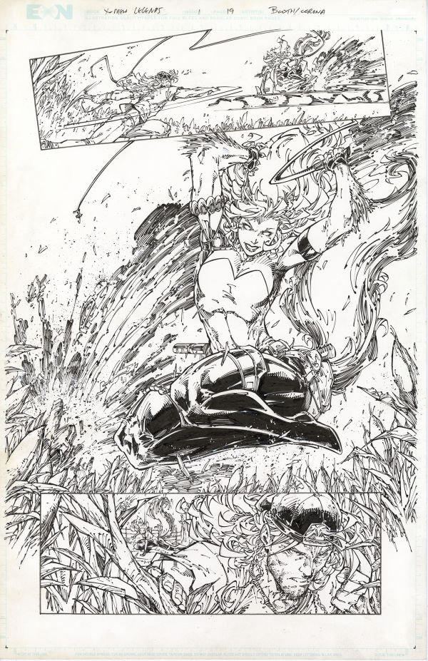 Image for Xmen Legends #1 Pg#19 Original Art by Brett Booth & Adelso Corona!!!
