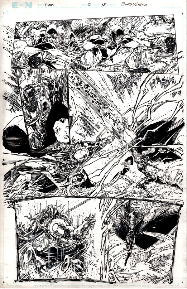 Image for Xmen #17 Pg #18 Original Art by Brett Booth & Adelso Corona!!