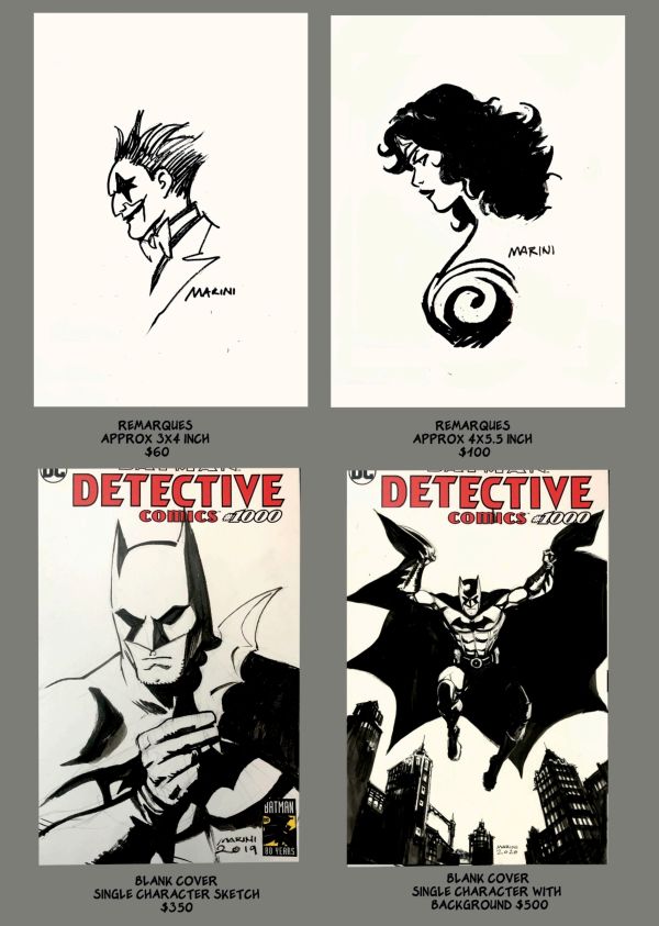 Image for First Spot On Enrico Marini's Commission List at Lake Como Comic Art Festival 2024