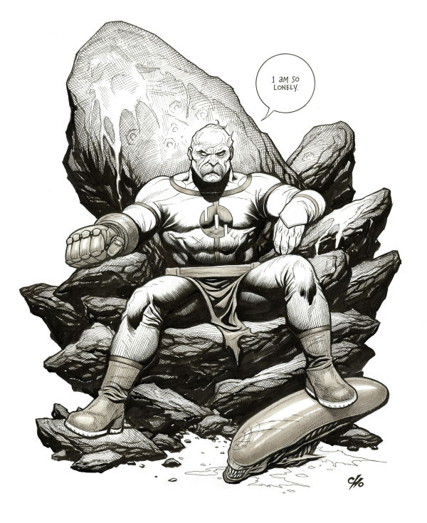 Image for Conquest from Invincible, Original Art by Frank Cho (17.5” x 22”)