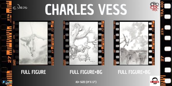 Image for First Spot On Charles Vess' Commission List at Lake Como Comic Art Festival 2024