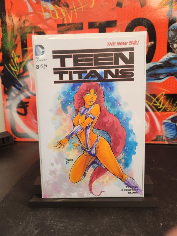 Image for Teen Titans #8 Sketch Cover by Luis Bravo