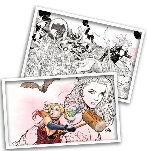 Image for Harley Quinn print with remarque