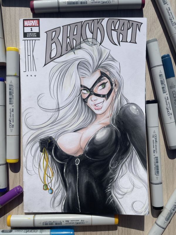 Image for Black cat- by JAK