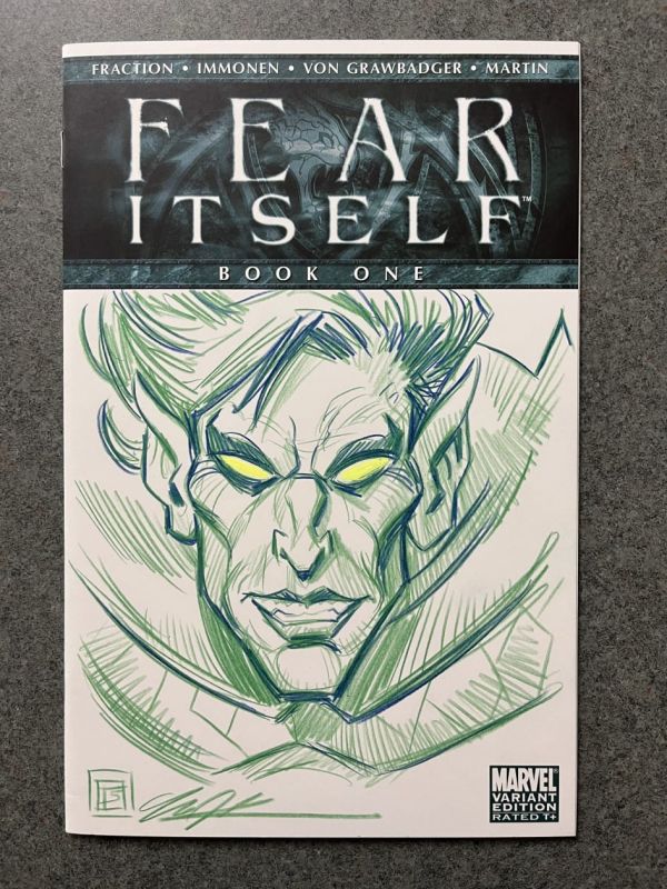 Image for Fear Itself sketch cover Nightmare sketch by Tim Shinn