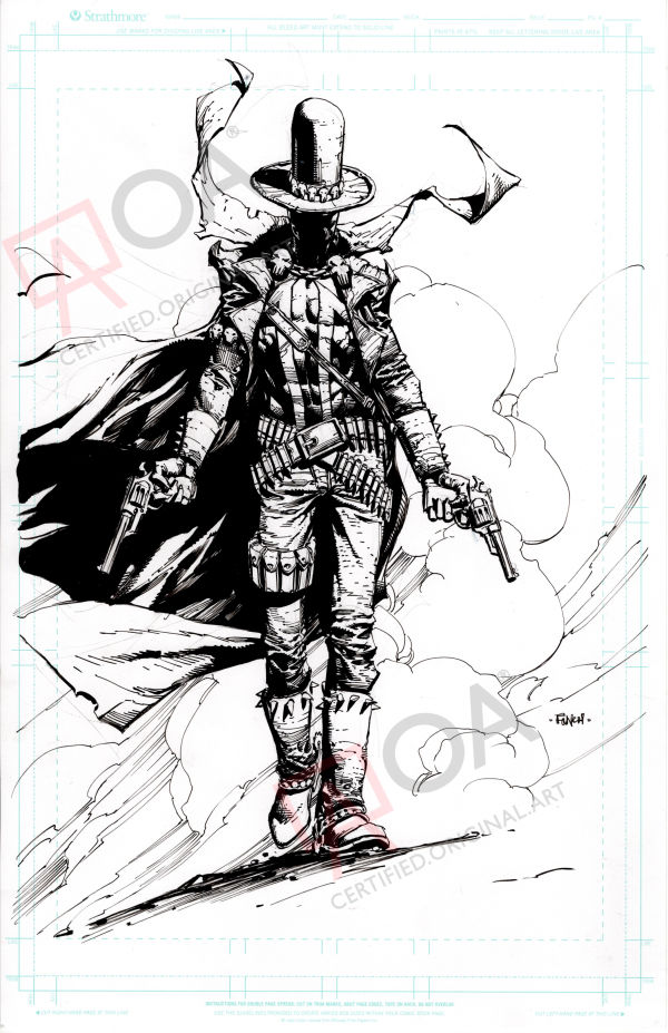 Image for Gunslinger Spawn 11x17" original art commission by David Finch!