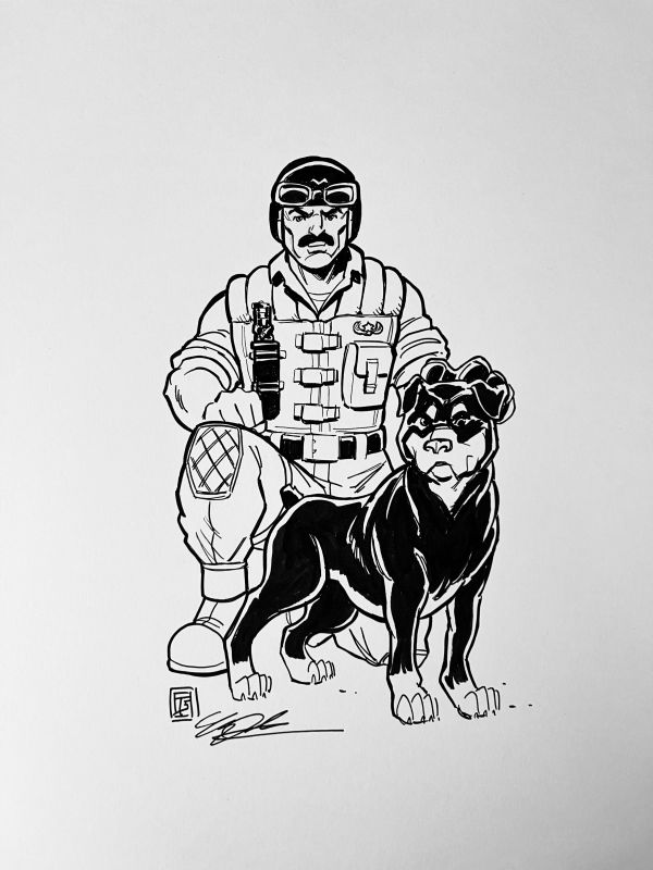 Image for G.I. Joe Mutt and Junkyard no drawing by Tim Shinn