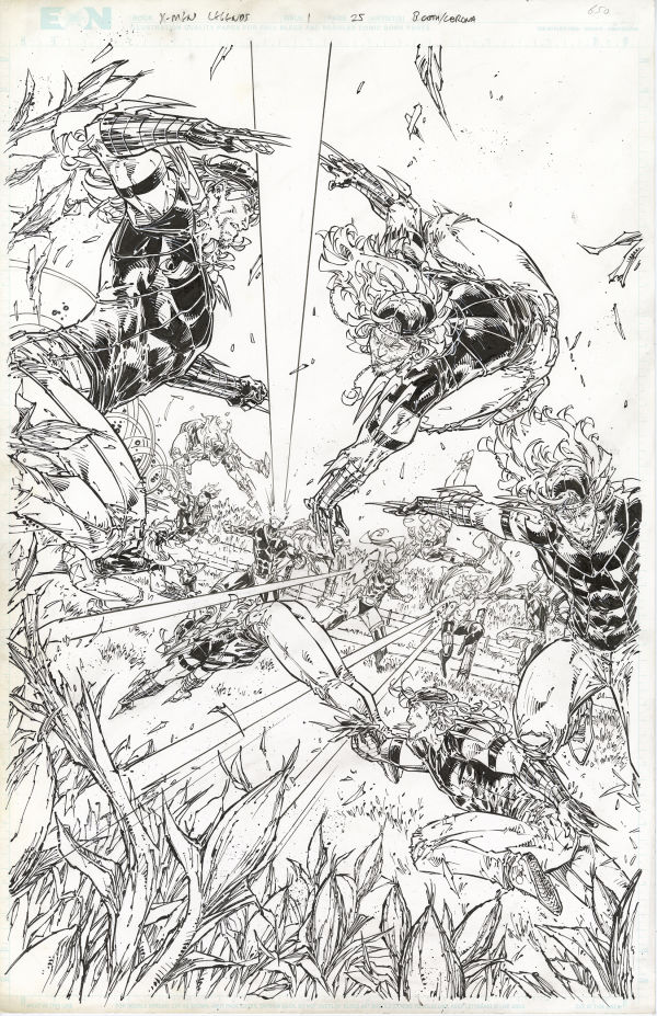 Image for Xmen Legends #1 Original Art by Brett Booth & Adelso Corona 