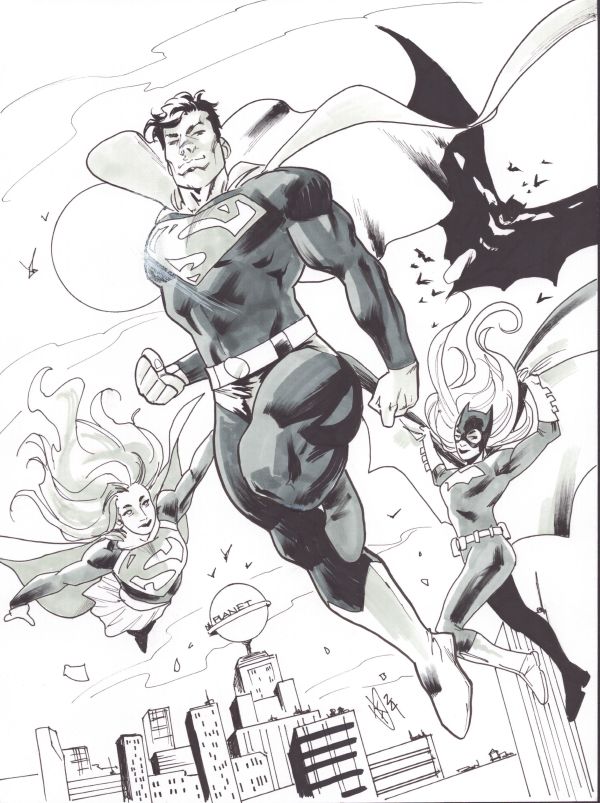 Image for Batman & Friends - From Published artist Federica Mancin