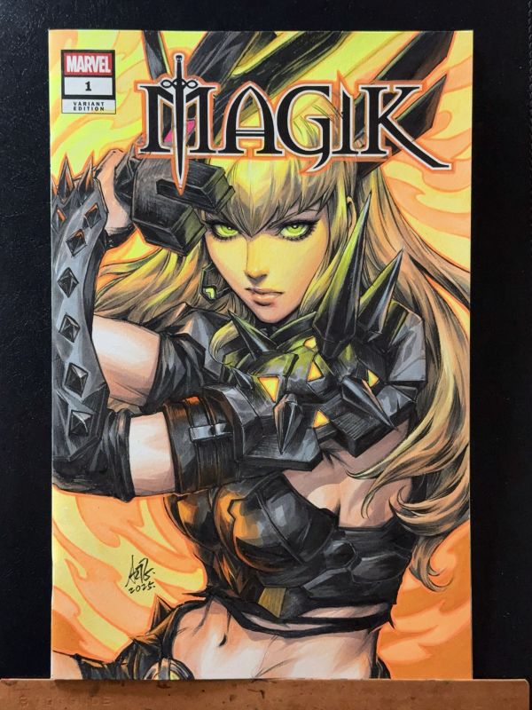 Image for Magik Marvel Rivals blank cover sketch
