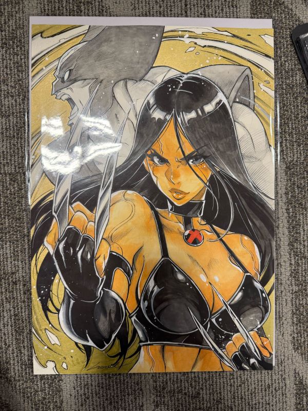 Image for X-23 and Wolverine by Godtail on B4 paper