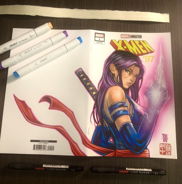 Image for Psylocke Blank Cover 