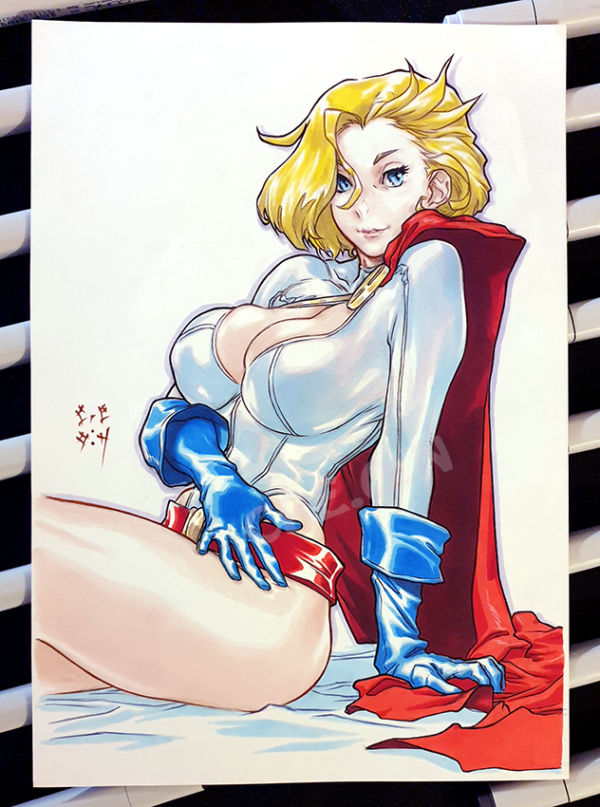 Image for Power Girl - Pinup Artwork