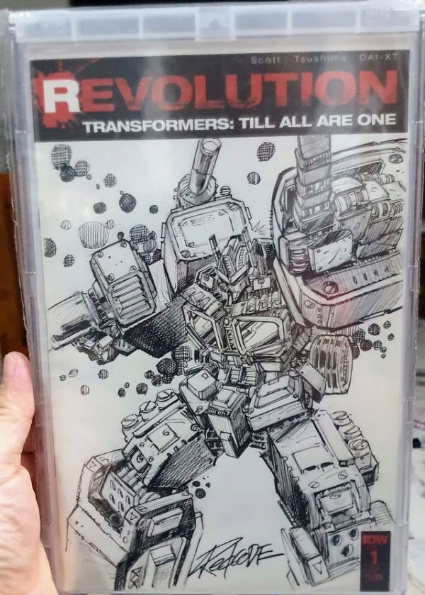 Image for Optimus Prime Blank Cover Sketch by Redcode 