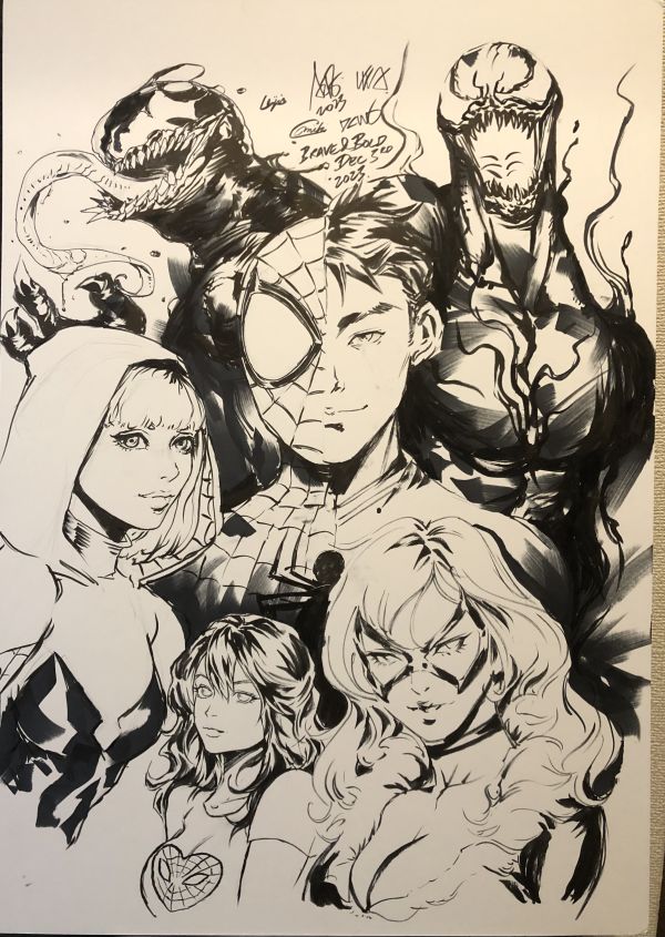Image for Spidey jam by ARTGERM Stanley Lau, Derrick Chew, Kendrick Lim, Eric Chen, and Miki Okazaki