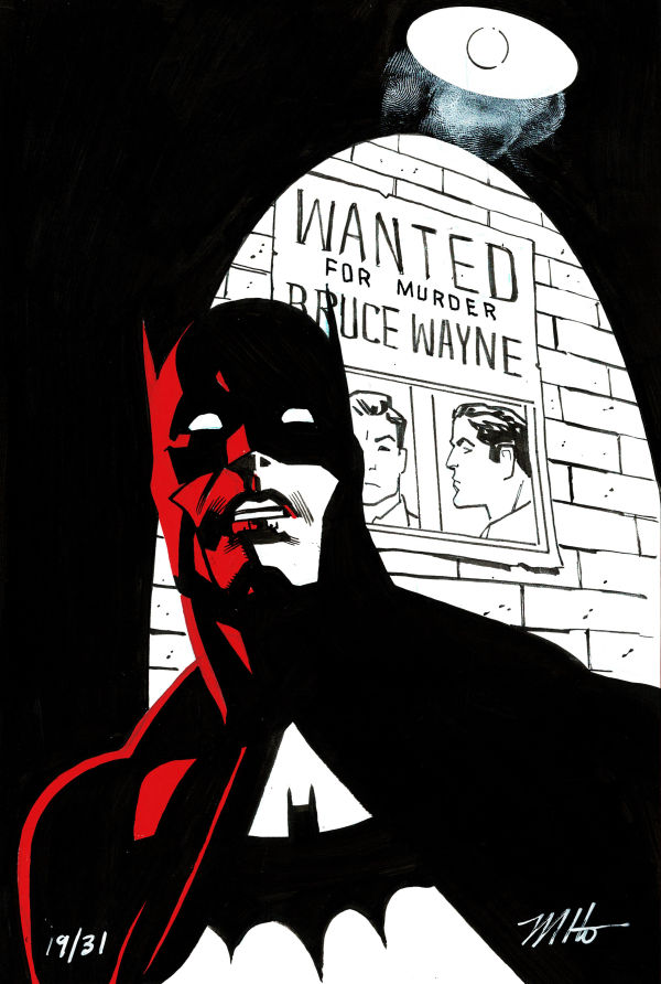 Image for Mike Hawthorne Arttrober: Batober Day 19 - Framed