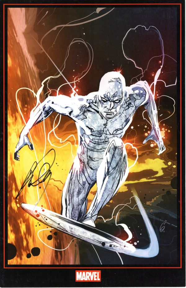 Image for SILVER SURFER PRINT SIGNED RON GARNEY