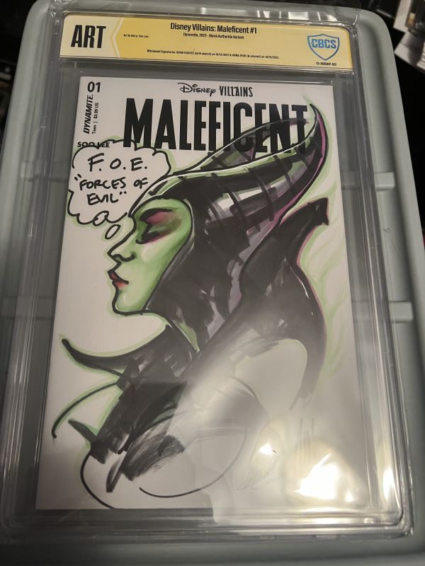 Image for Maleficent (inks by Adam Hughes, Colors by Anna Zhuo)