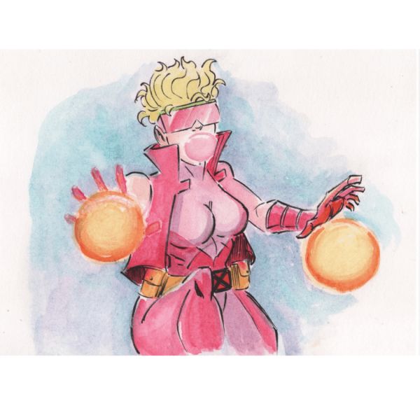 Image for Boom Boom X-Force 9"*7" Watercolor 