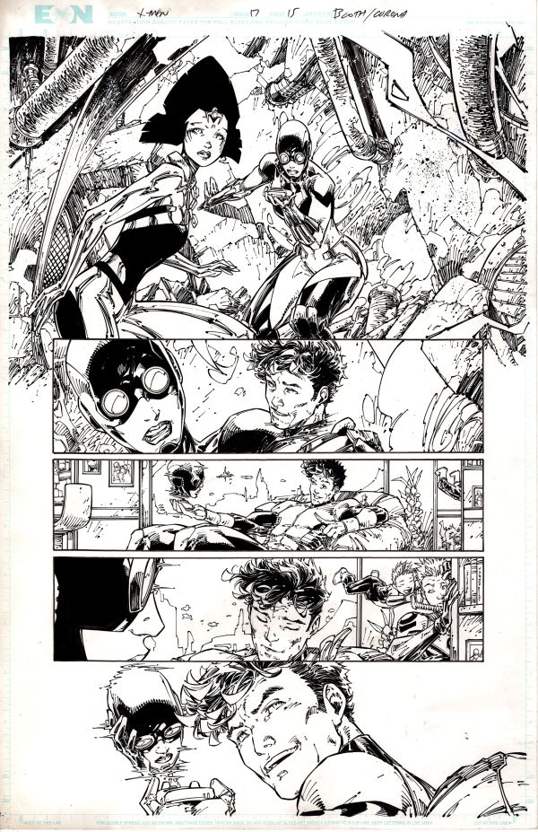 Image for Xmen #17 Pg# 15 Original Art by Brett Booth & Adelso Corona!!
