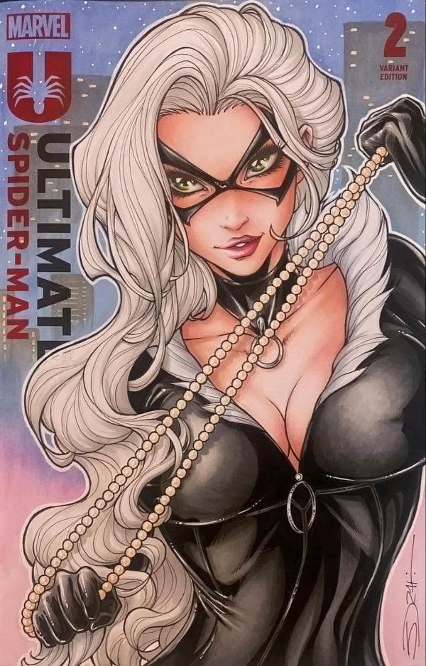 Image for Black Cat Sketch on Ultimate Spider-Man #2