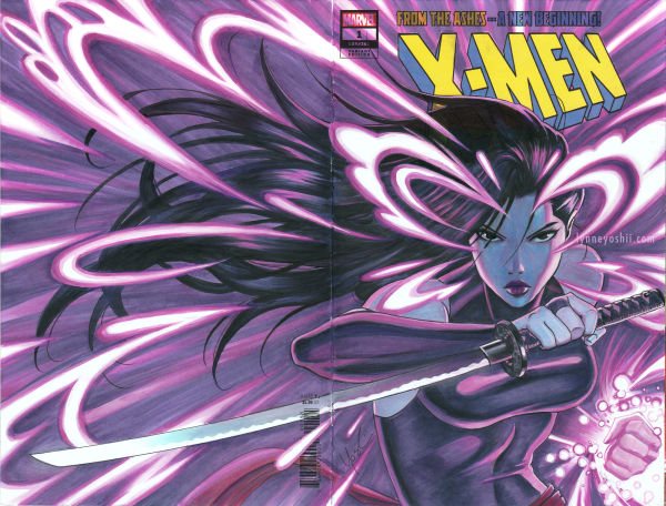 Image for X-Men Psylocke sketch cover 