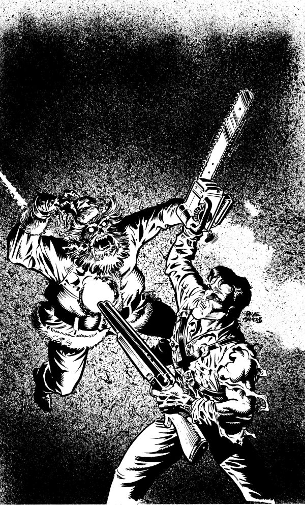 Image for ARMY OF DARKNESS / ASH's CHRISTMAS HORROR COVER & COMPLETE STORY DAVE SIMONS OA LOT