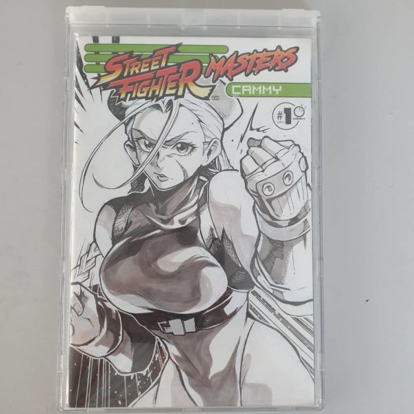 Image for Street Fighter Cammy Blank Cover Sketch by Cross (Protected by Comic Capsule)
