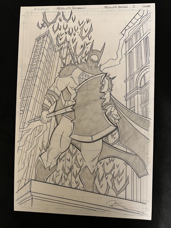 Image for Original Absolute Batman #5 Cover Pencils by Peter Smith