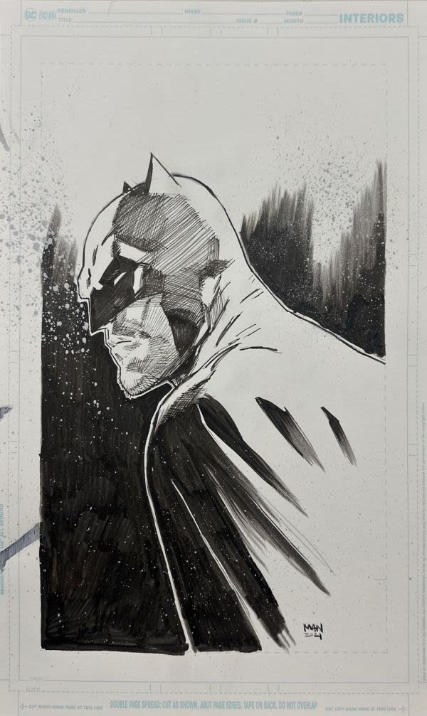 Image for *Very Rare* Batman Sketch by Clay Mann