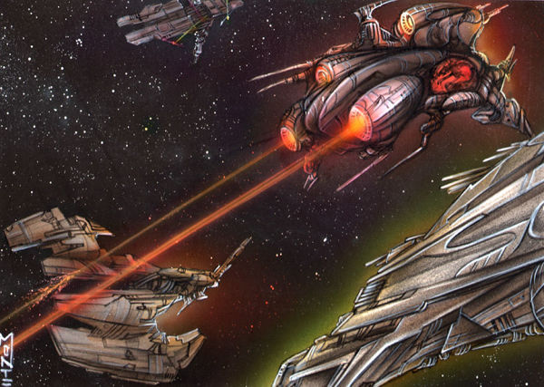 Image for "Firestorm" TCG Published Game Art by Monte Moore