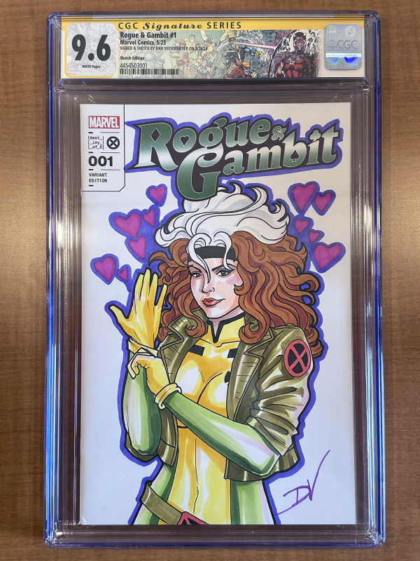 Image for Rogue X-Men the Animated Series Sketch by Dan Veesenmeyer CGC Signature Series