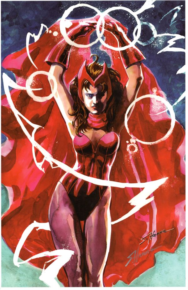 Image for SCARLET WITCH PRINT SIGNED SCOTT HANNA