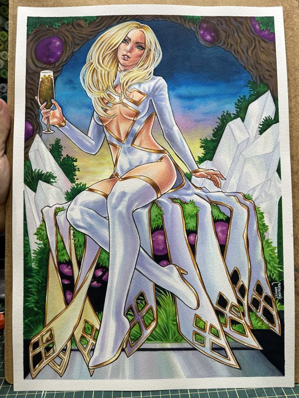 Image for Emma Frost original art by Kinho Anderson