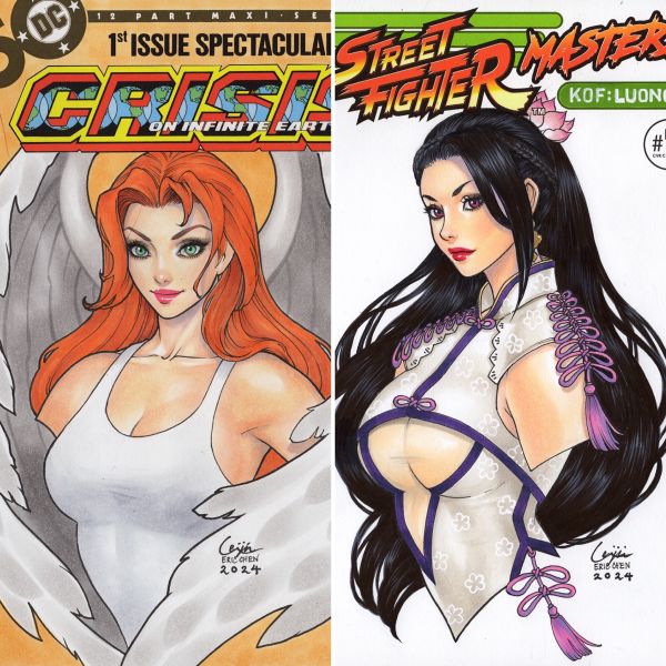 Image for Commission: 1 Character Bust Style on Blank Cover