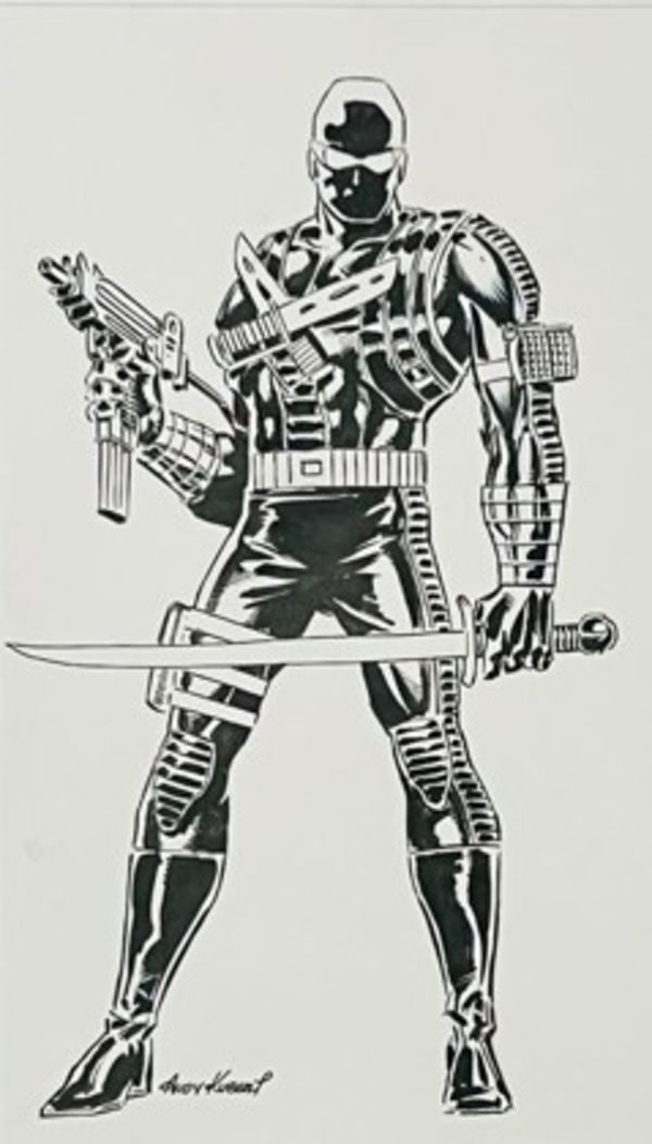 Image for Andy Kubert Snake Eyes G.I. Joe #108 Full Figure