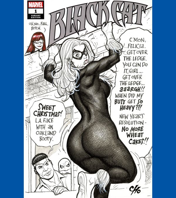 Image for Wheat Cake Black Cat Sketch Cover - Happy Franks-Giving!!!