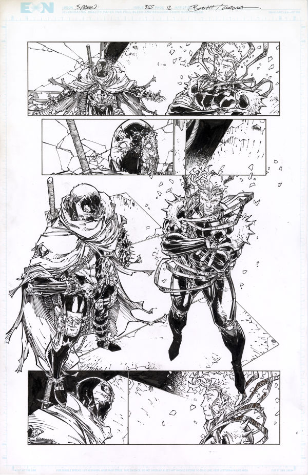 Image for SPAWN ORIGINAL ART by Brett Booth & Adelso Corona!!