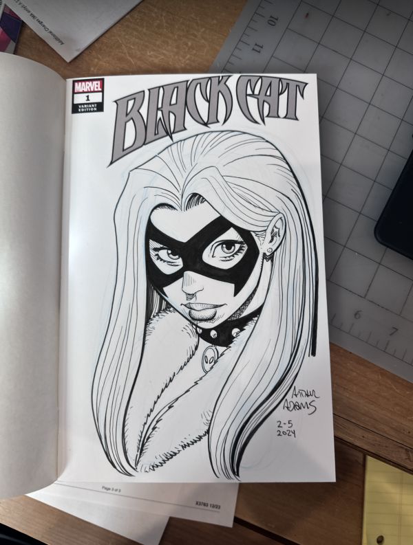 Image for One Arthur Adams Commission drawn at Fan Expo Dallas 2024 (Mail away available!)