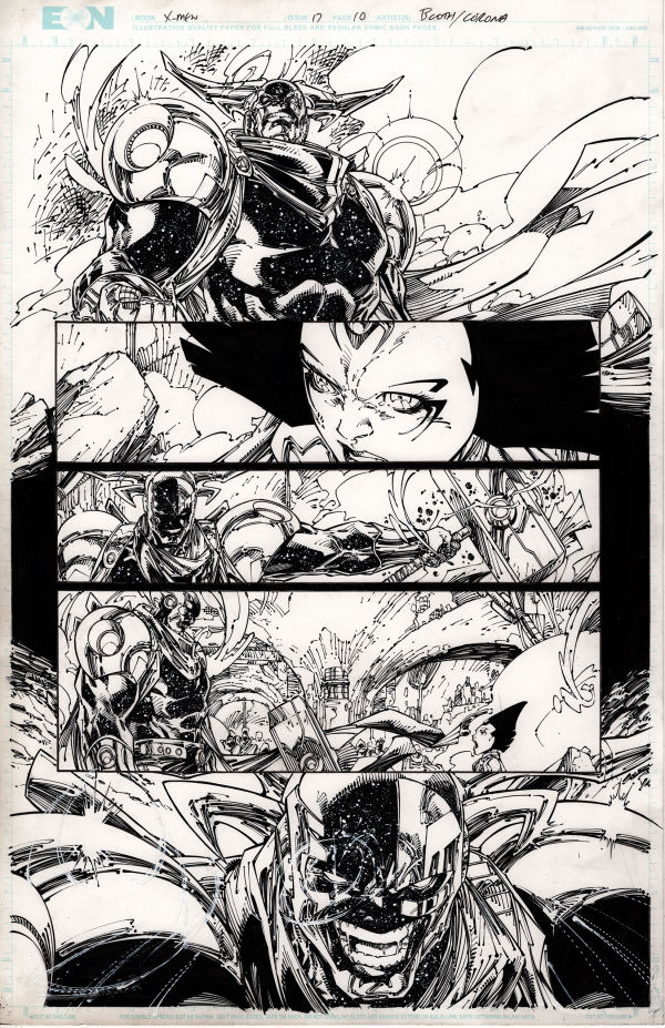 Image for Xmen Original Art by Brett Booth & Adelso Corona 