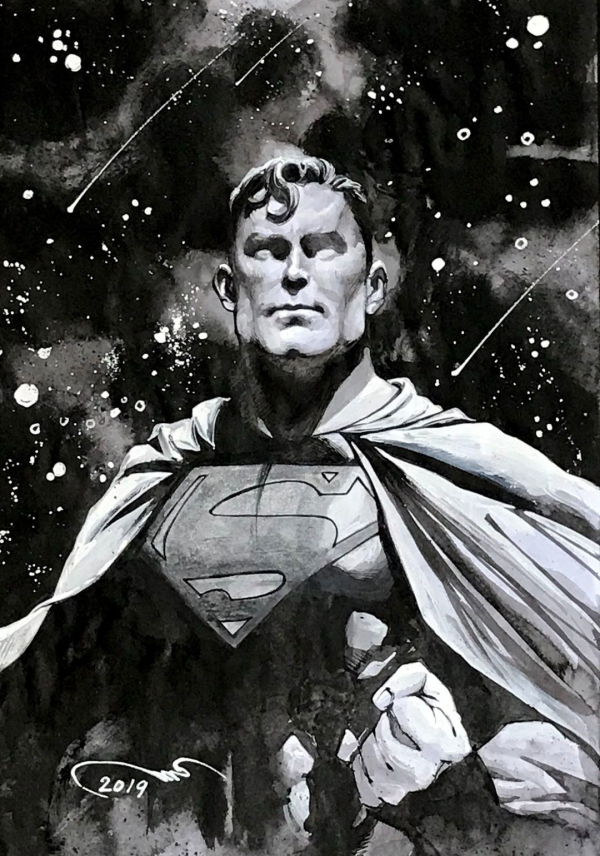 Image for Amazing Superman Painting by Humam Kutub