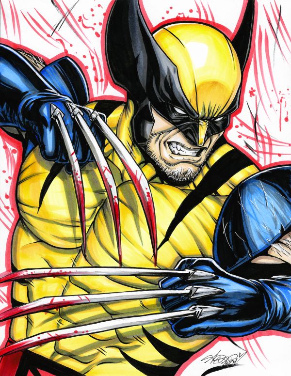 Image for Wolverine Copictober Day 4 