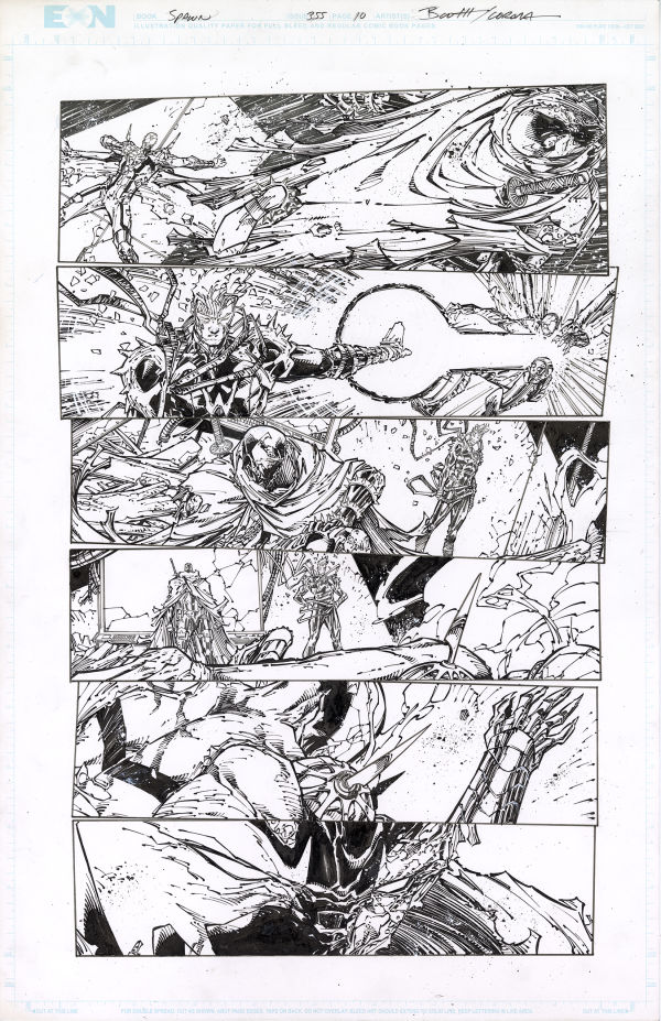 Image for SPAWN ORIGINAL ART by Brett Booth & Adelso Corona!!