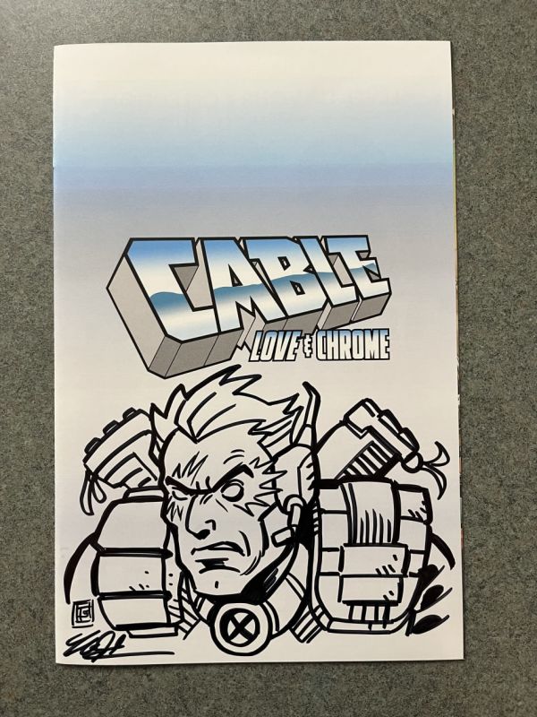 Image for Cable Remarque sketch by Tim Shinn