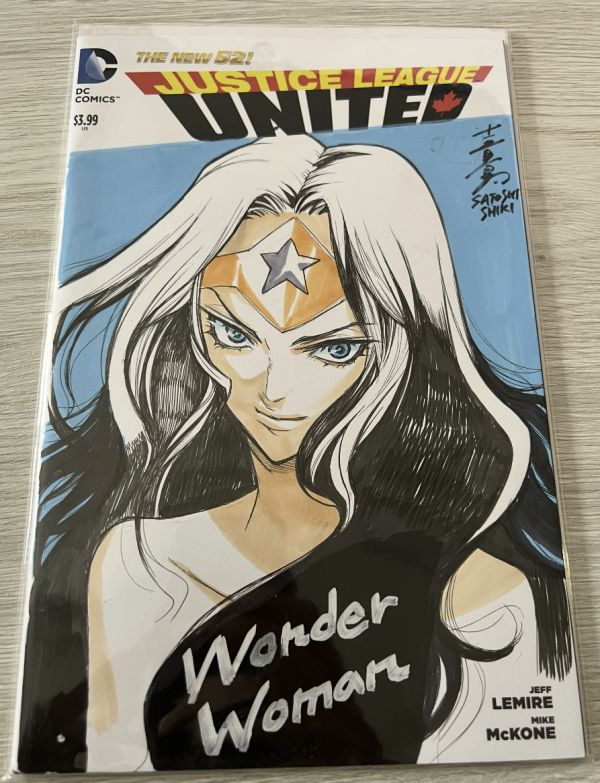 Image for Wonder Woman sketch cover by Satoshi Shiki